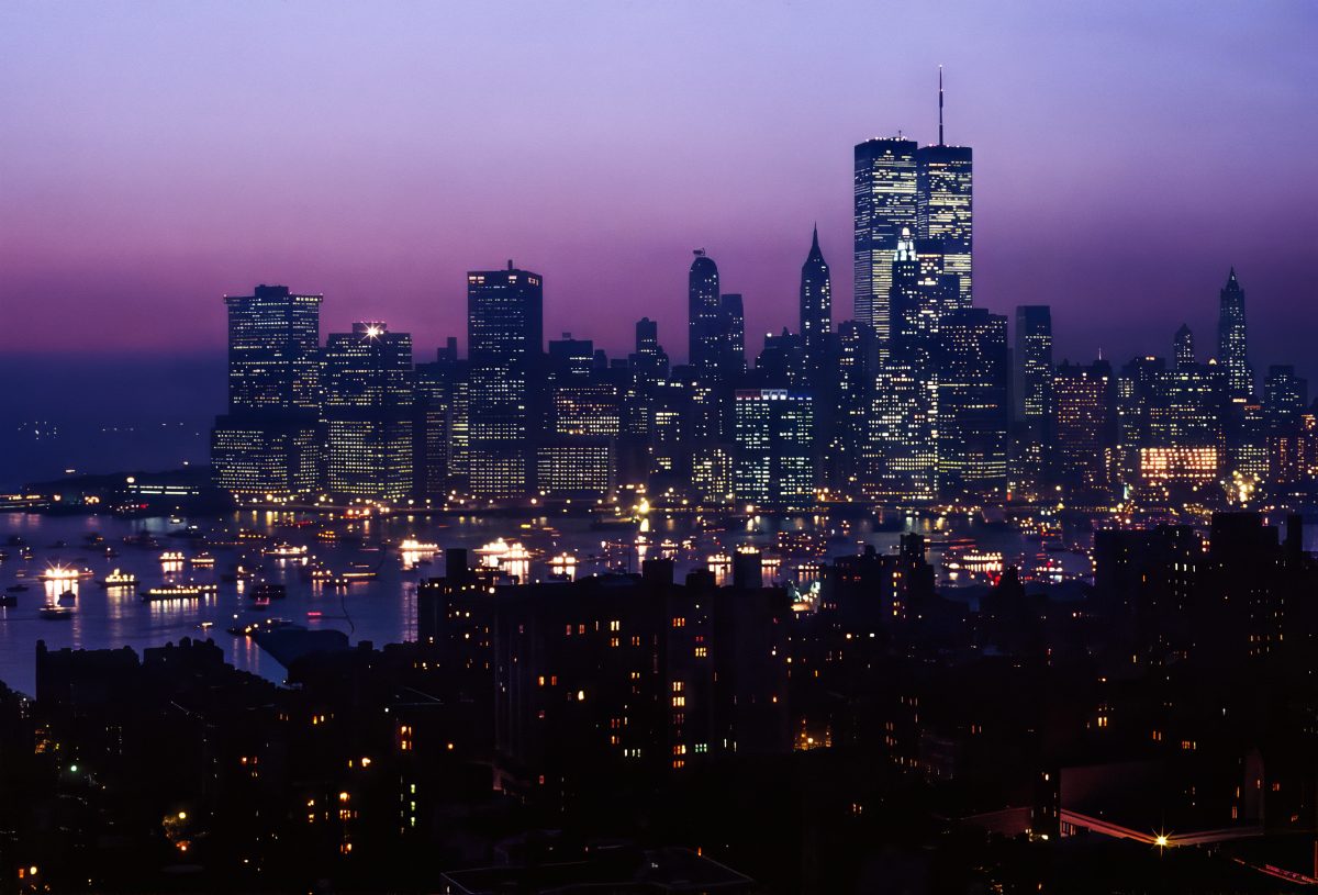 纽约天际线夜景