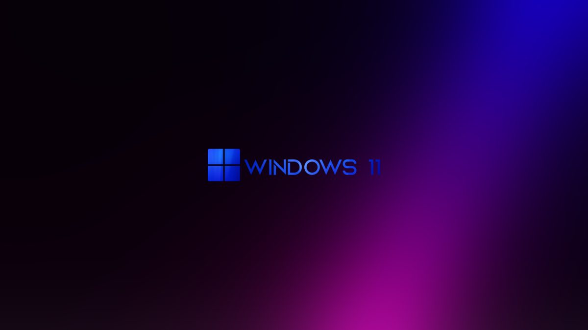 Windows 11 简约蓝紫渐变