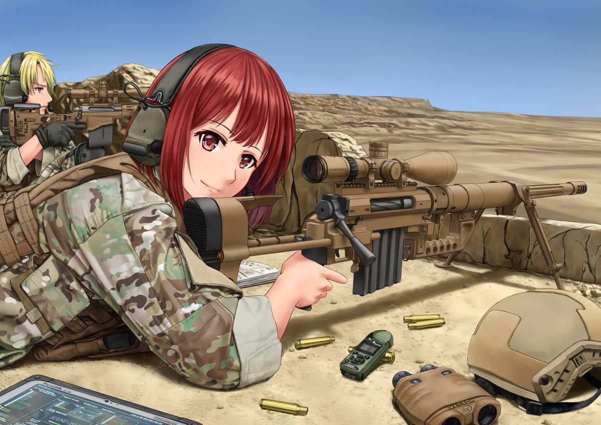 狙击手少女壁纸