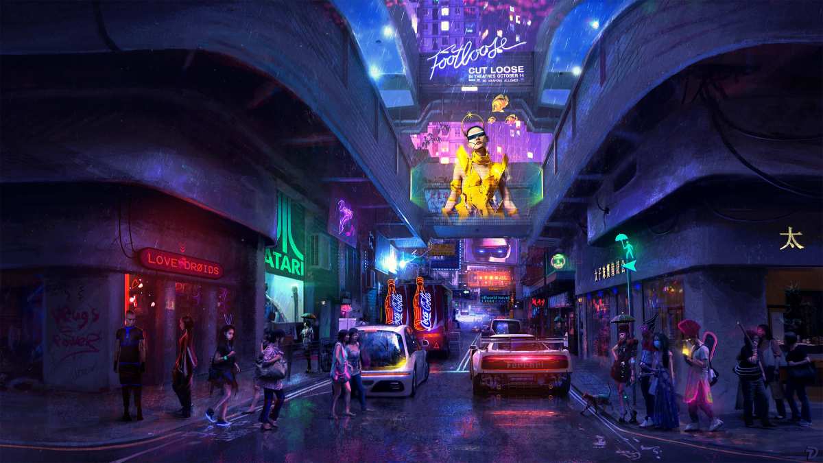 赛博朋克都市之夜