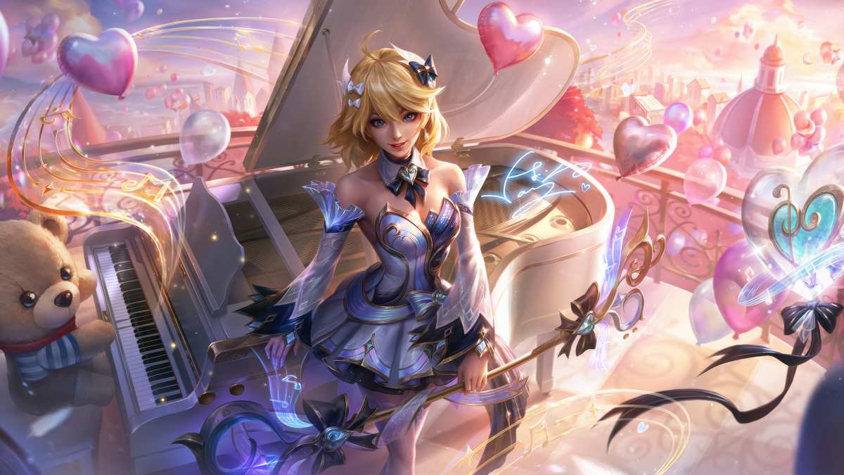阳光下的钢琴少女