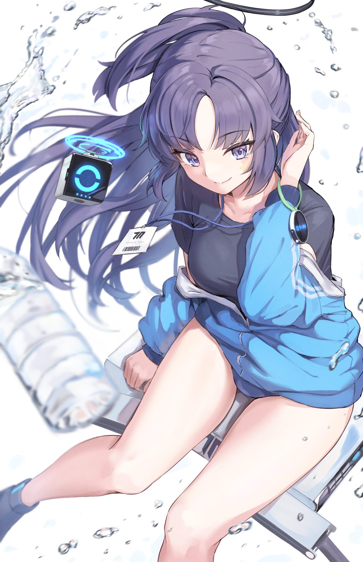 紫发少女动漫壁纸