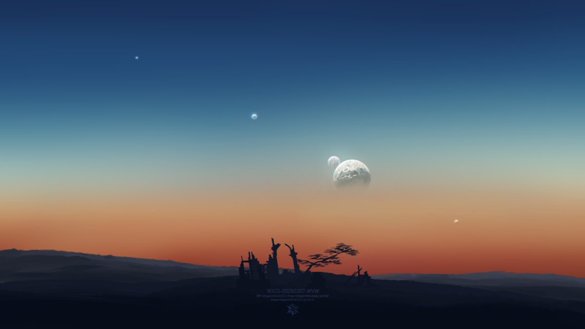 日落下的星际幻想