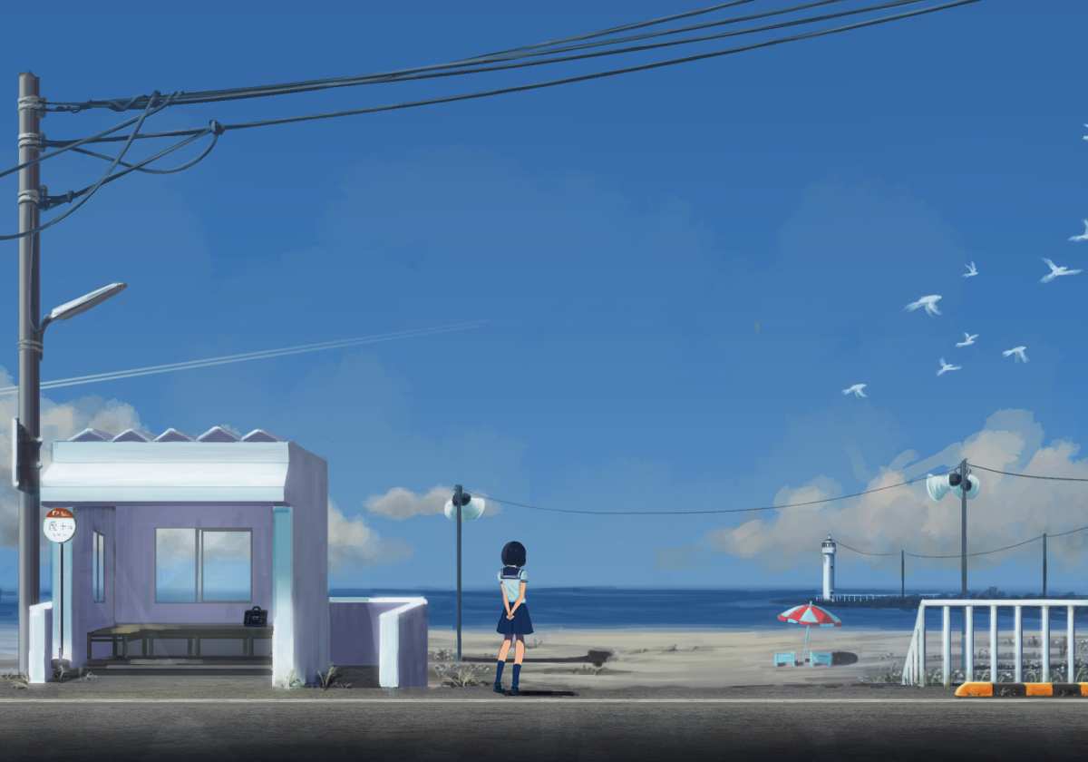 海边少女