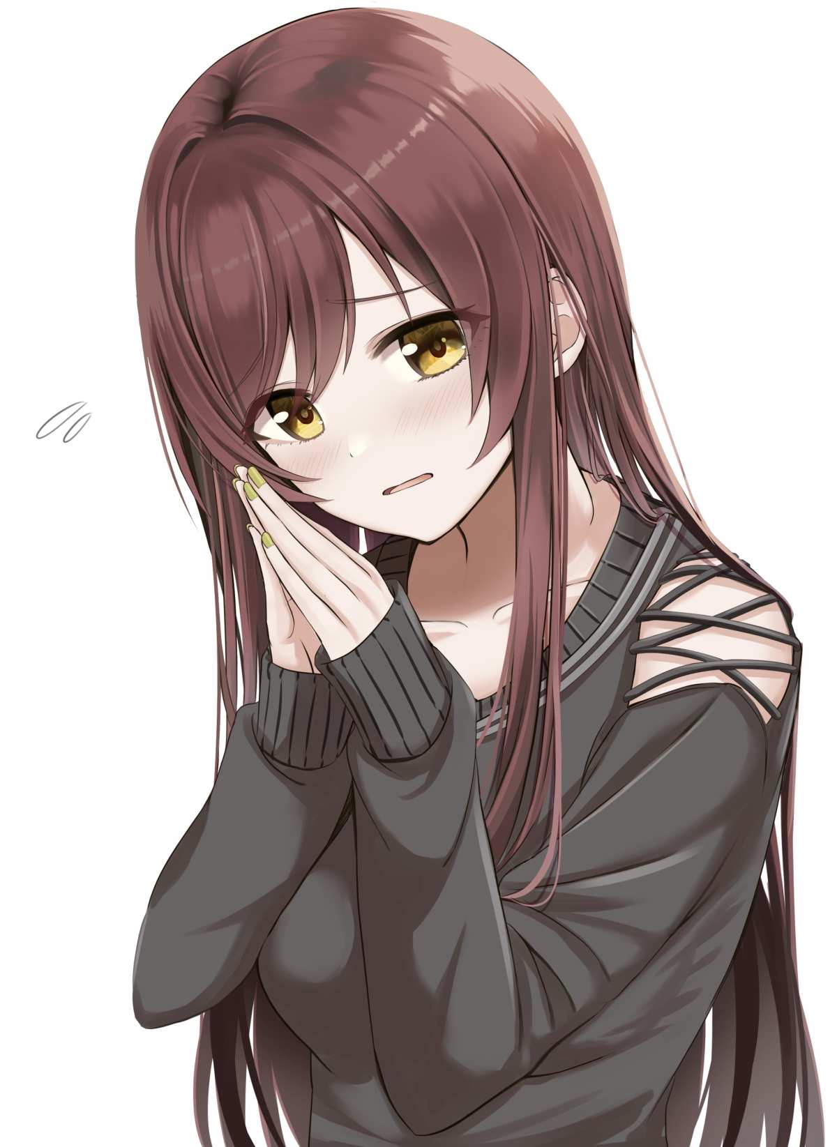 长发女孩动漫壁纸
