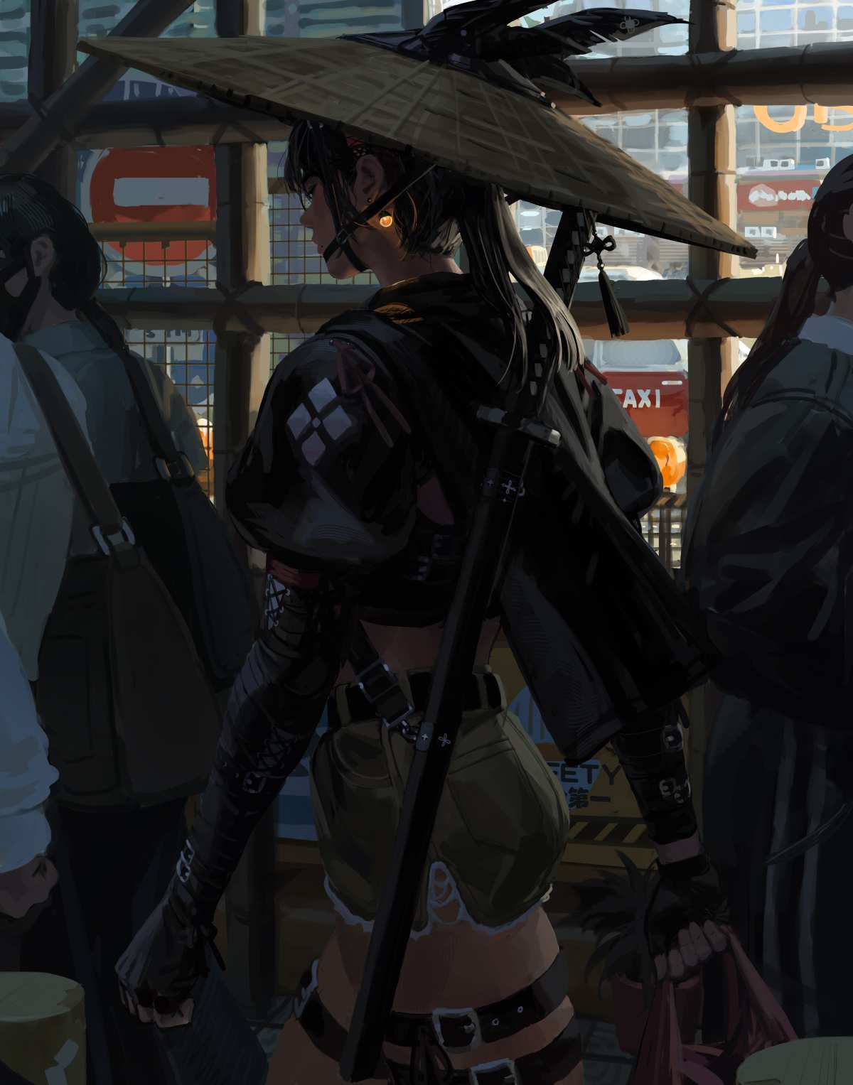都市中的神秘女性