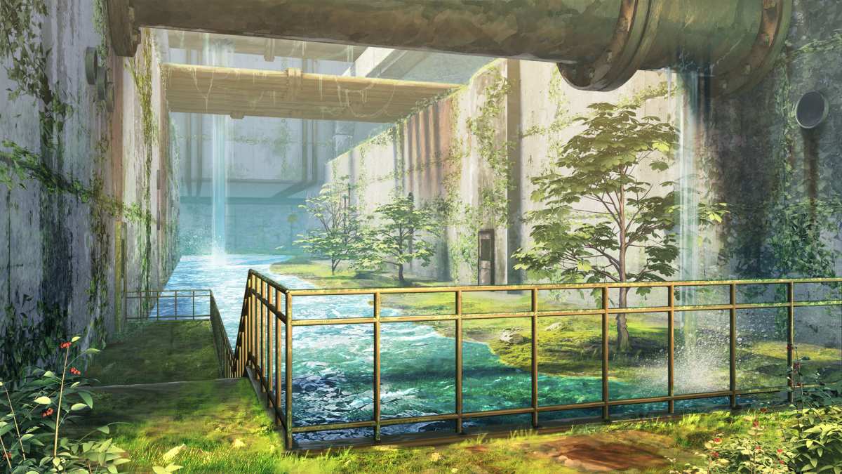 废弃建筑的绿色生机