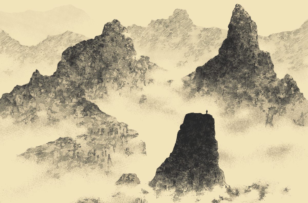 水墨山峦