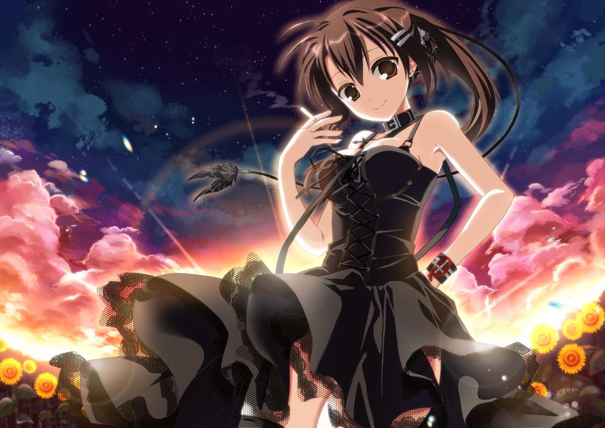 黑裙少女