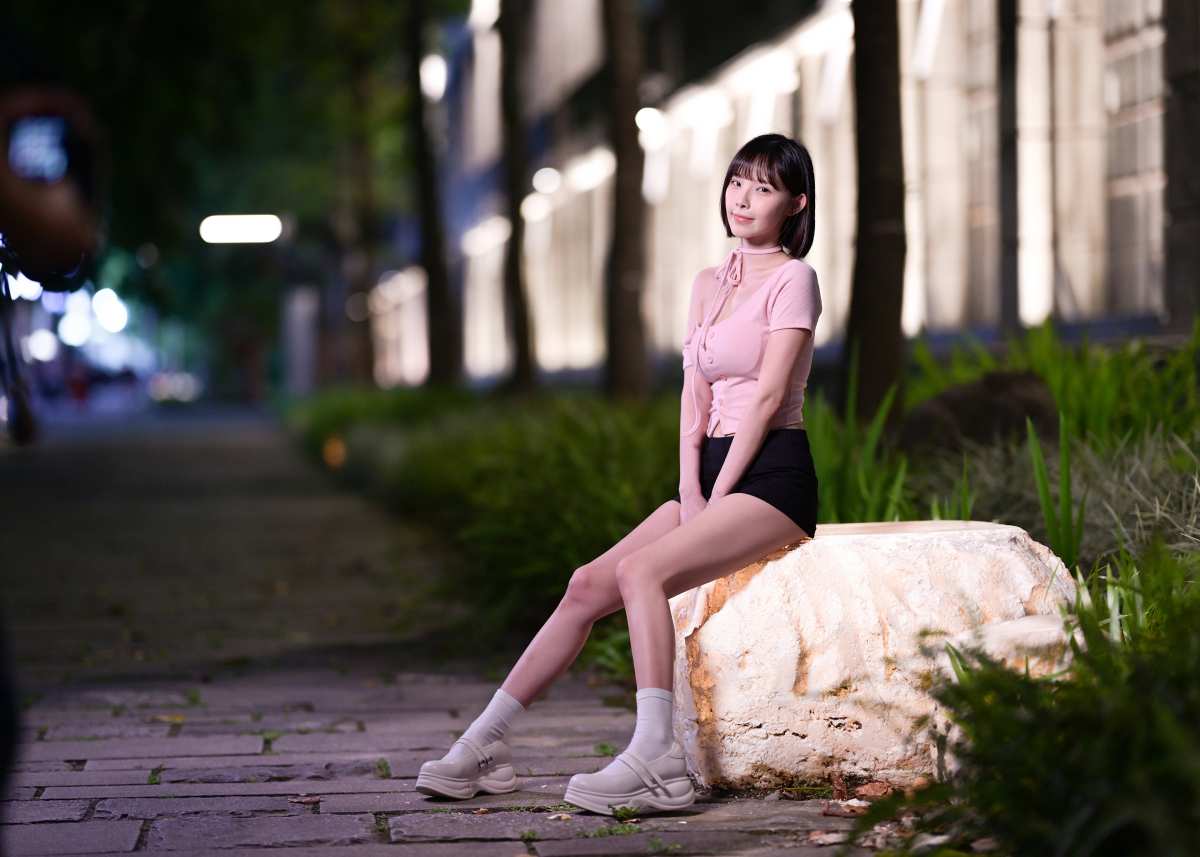 都市夜晚的宁静时光