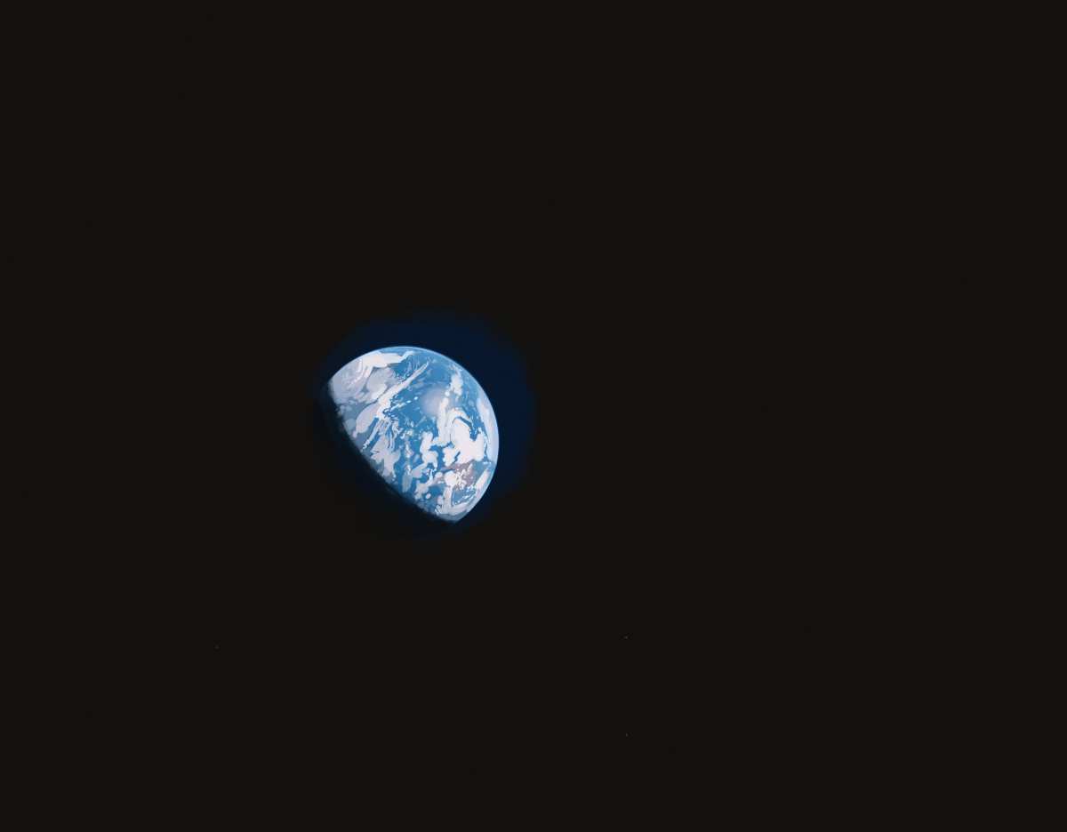 太空中的地球