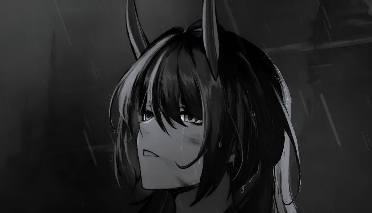 暗黑雨夜动漫女孩