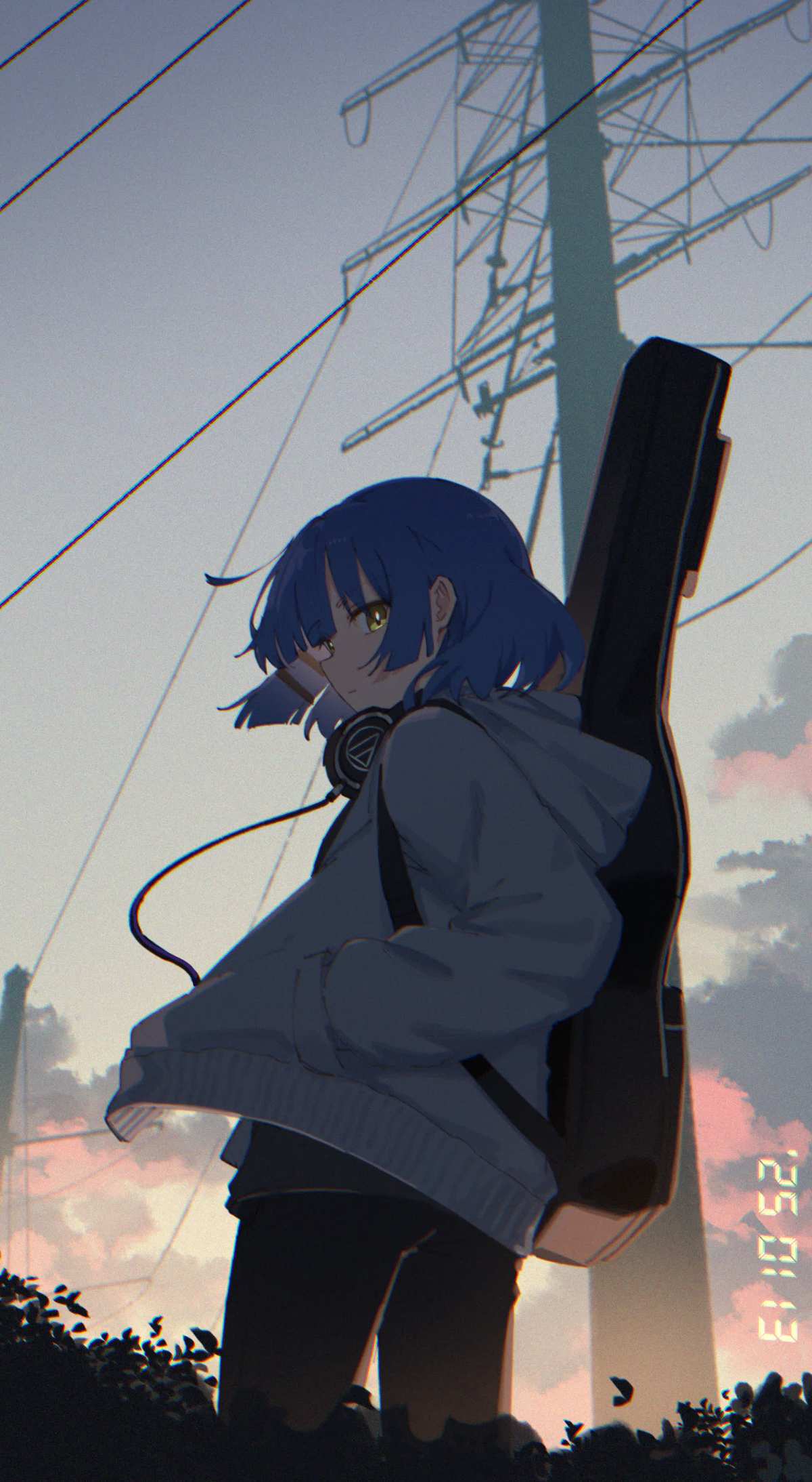 动漫女孩 · 胶片颗粒 · 色像差高清壁纸