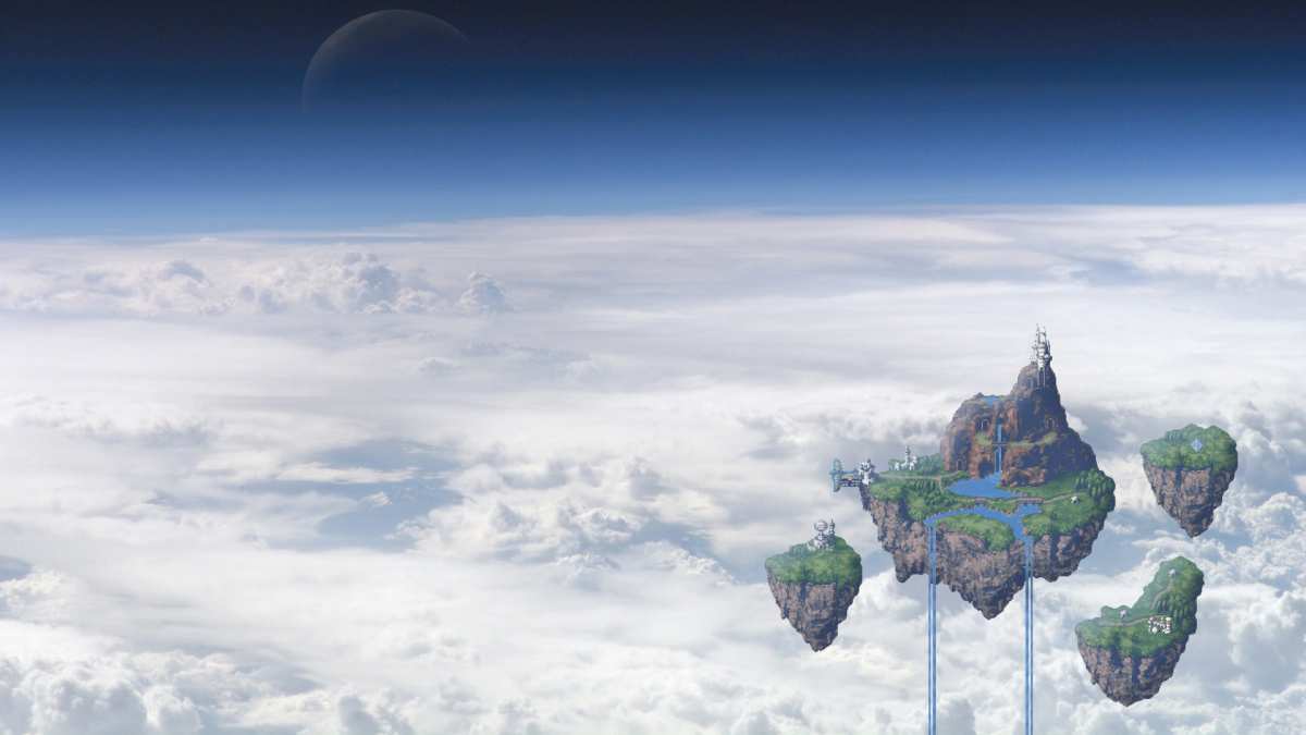 时空触发器 · 岛屿 · 瀑布高清壁纸