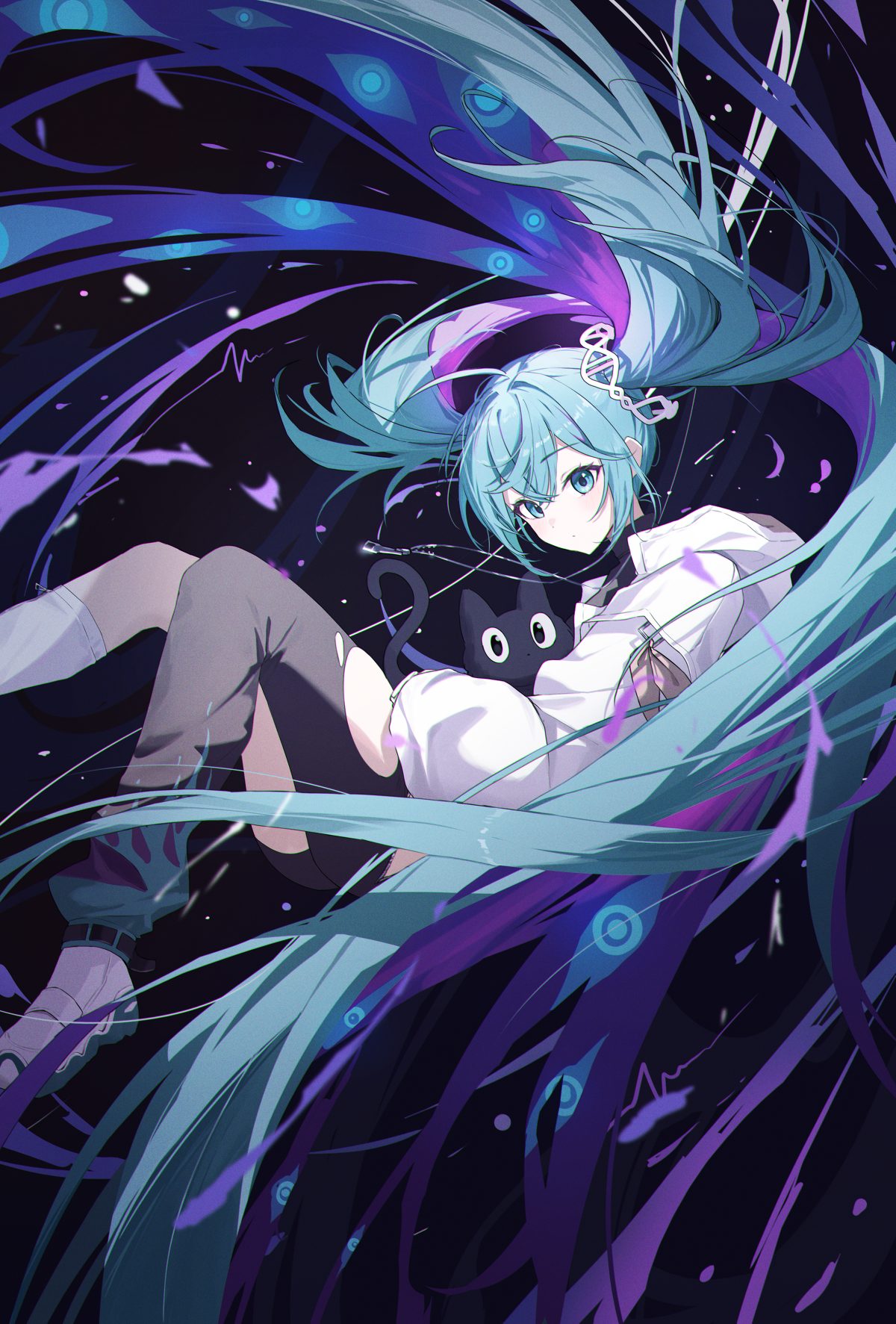 Pixiv · 初音未来 · 动漫女孩高清壁纸