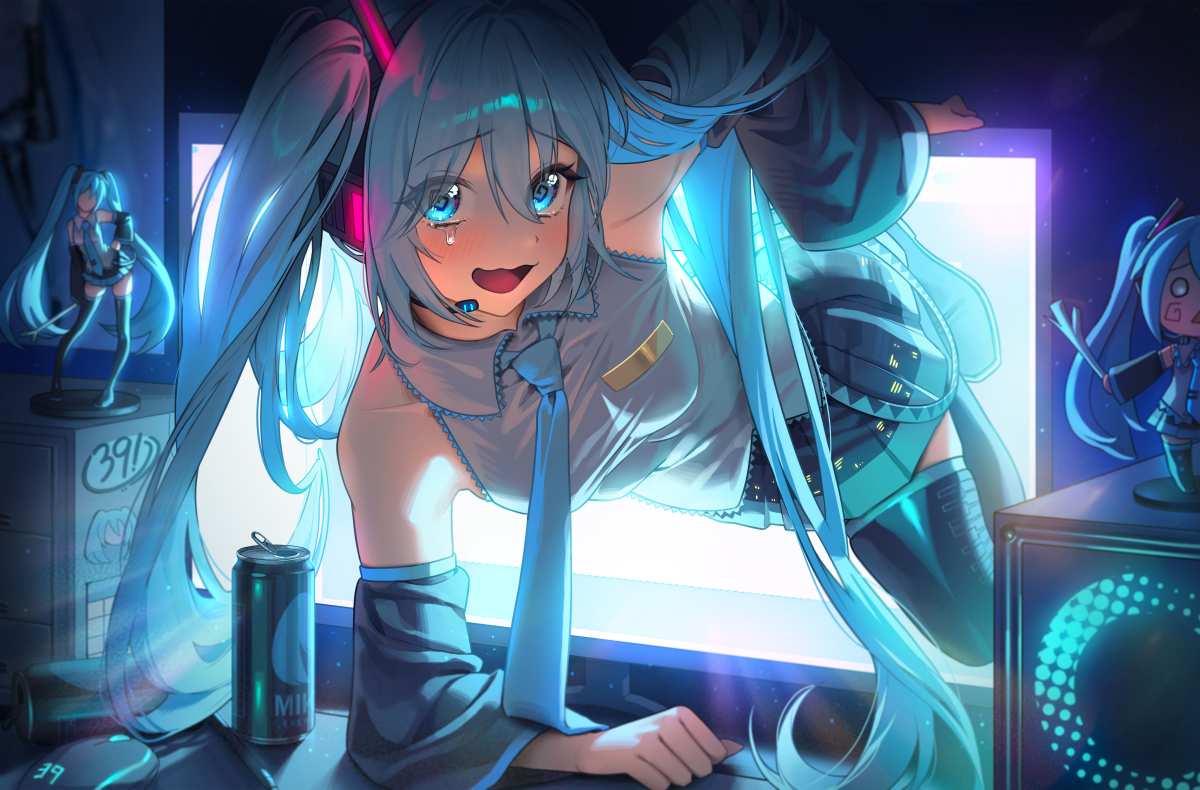 初音未来 · 插画 · 动漫女孩高清壁纸