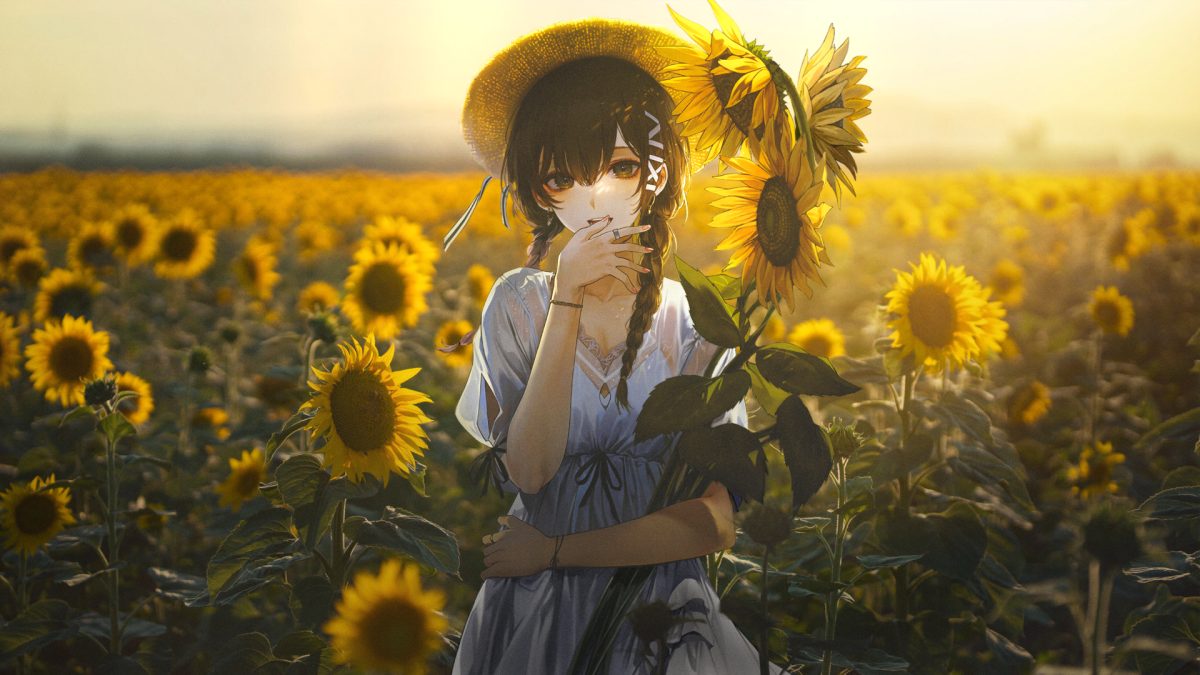 动漫 · 拼贴 · 田野高清壁纸