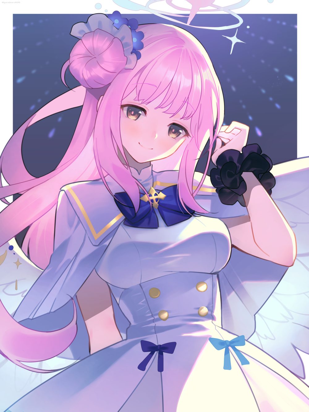 粉色长发女孩