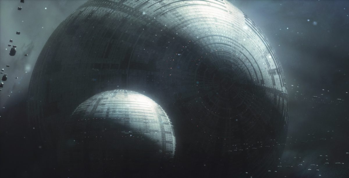 科幻小说 · 宇宙飞船 · 巨型建筑高清壁纸