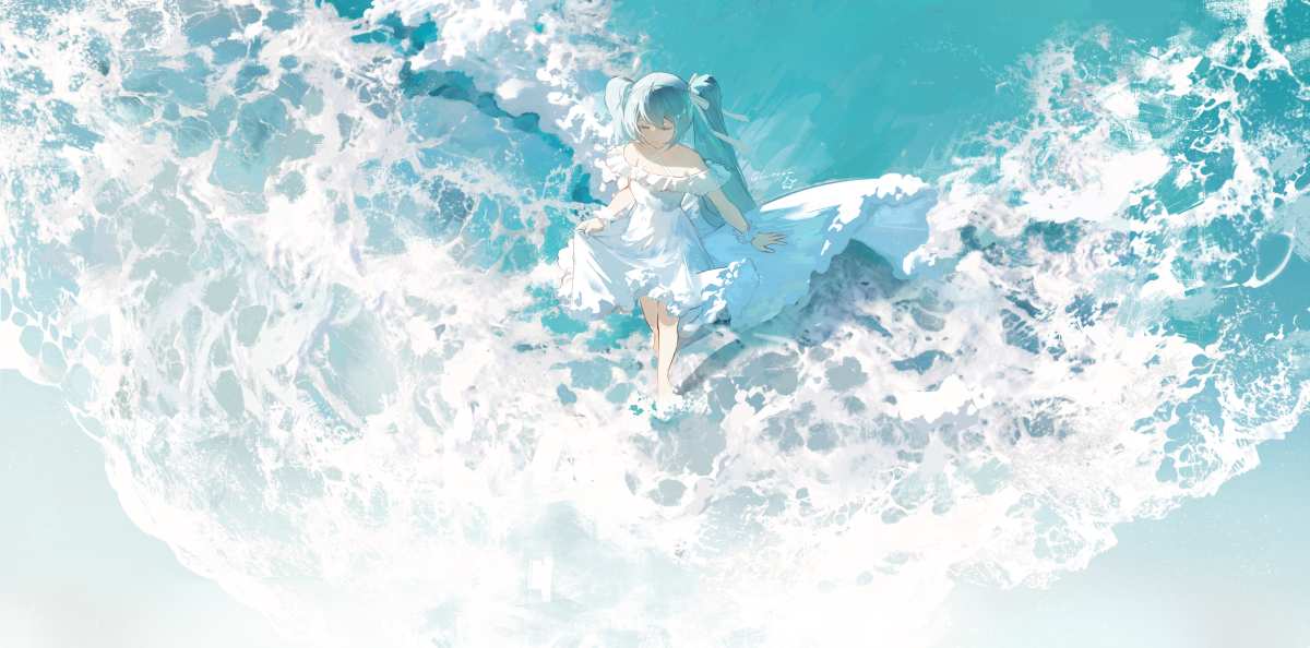 初音未来 · 暴食者 · 水高清壁纸