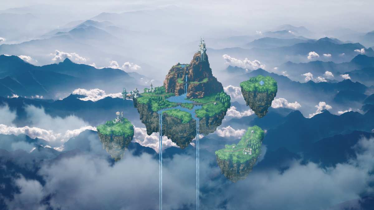 时空触发器 · 岛屿 · 瀑布高清壁纸