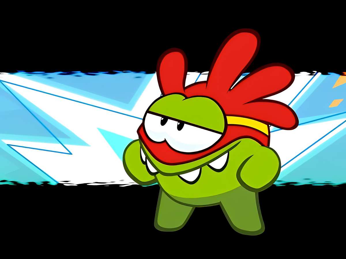 剪断绳子 · Om Nom · Om Nelle高清壁纸
