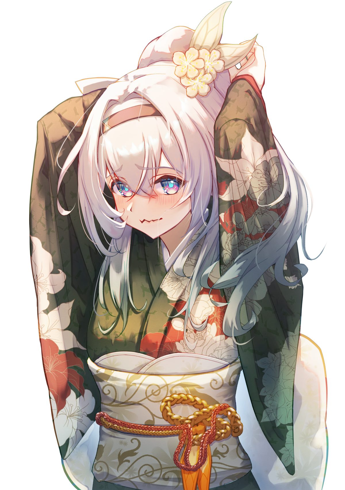 樱花下的动漫女孩