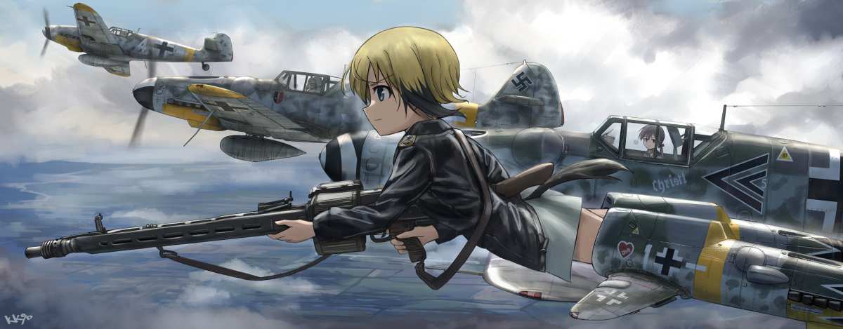 Strike Witches · MG 42 ·高清壁纸
