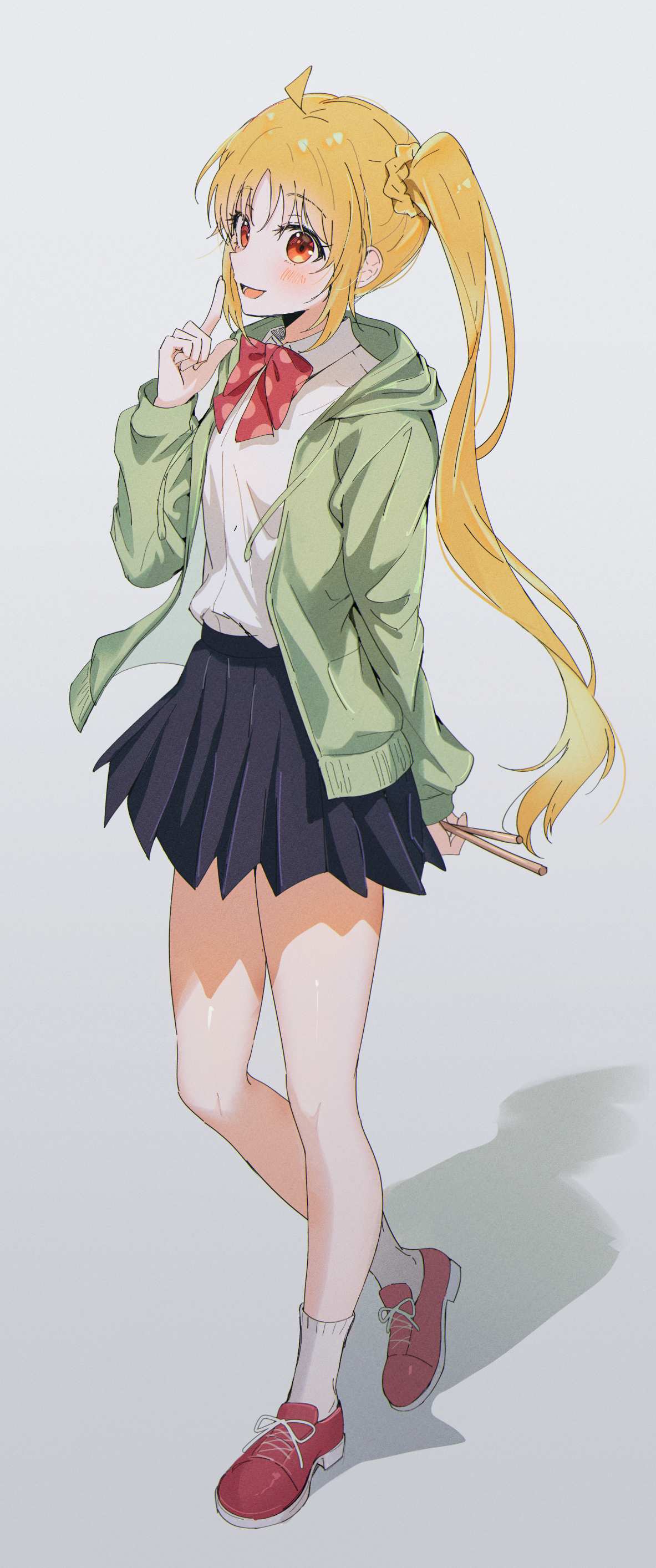 独唱 · 看着观众 · 动漫女孩高清壁纸