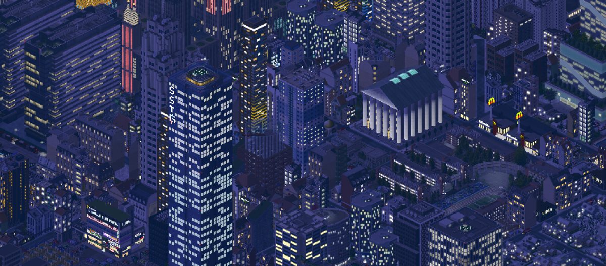 像素都市夜景