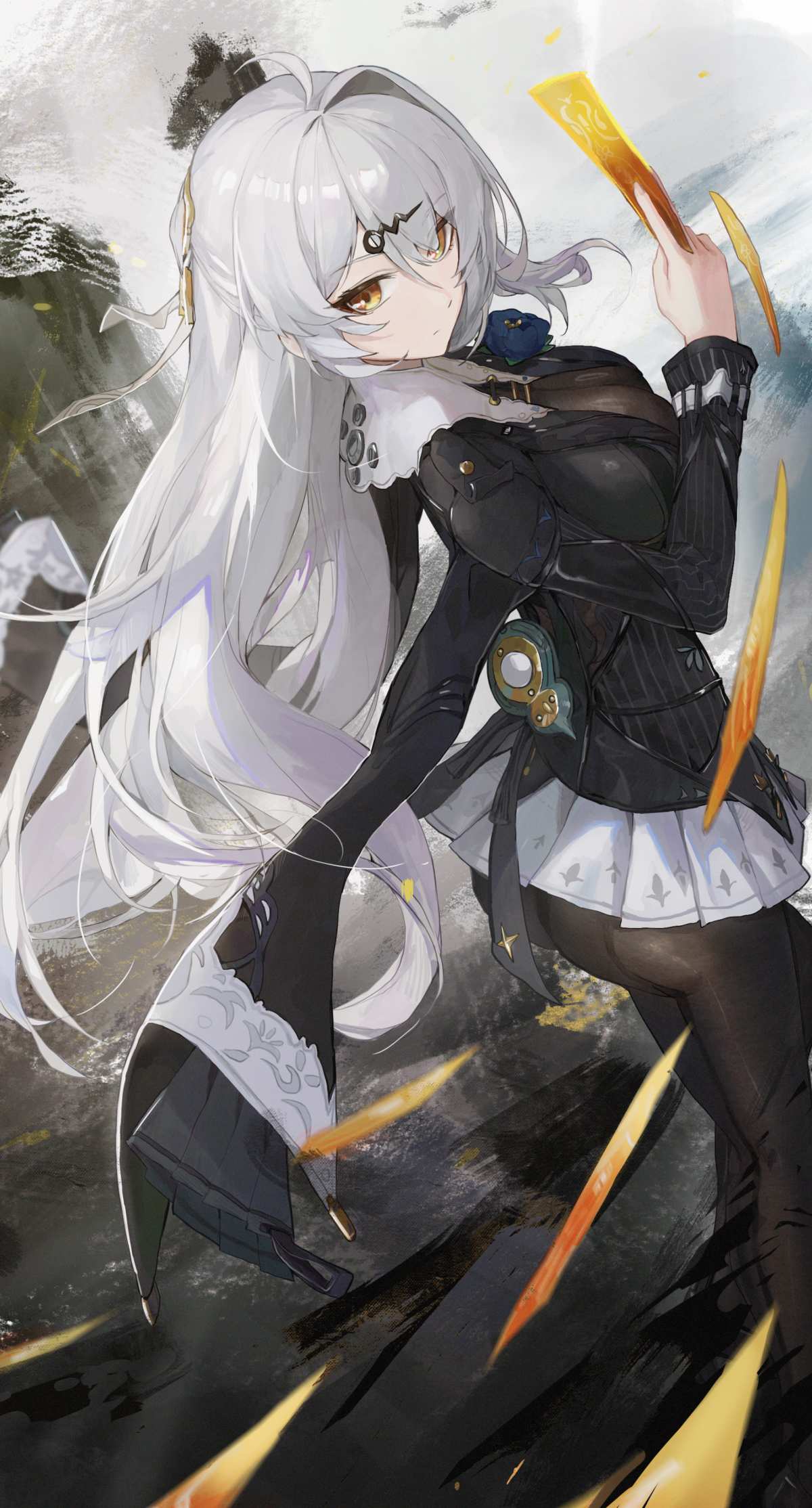 白发少女动漫壁纸