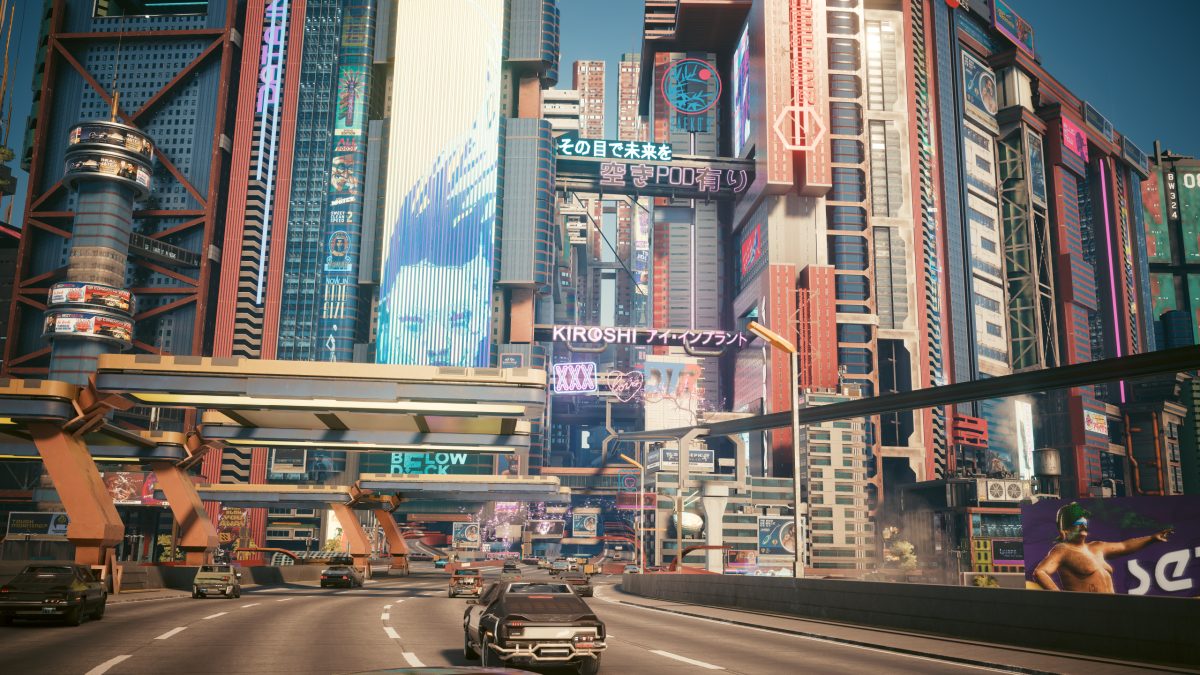 赛博朋克都市风景